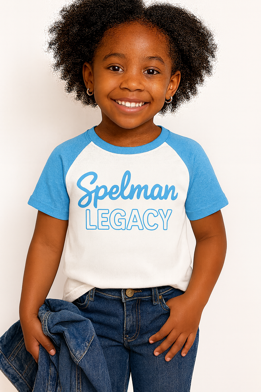 Spelman Legacy baseball style T-shirt Kids Youth