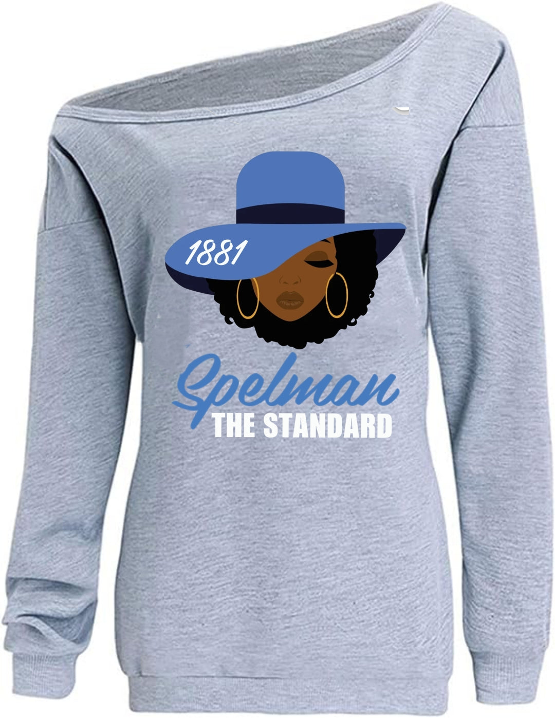 Spelman - The Standard Off the Shoulder Sweatshirt