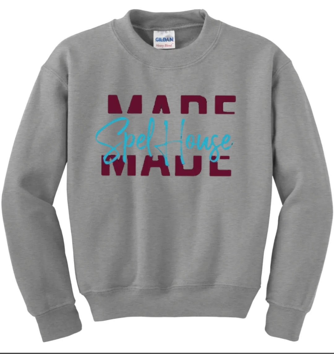 Cutthrough Made Spelhouse Sweatshirt Youth Kids
