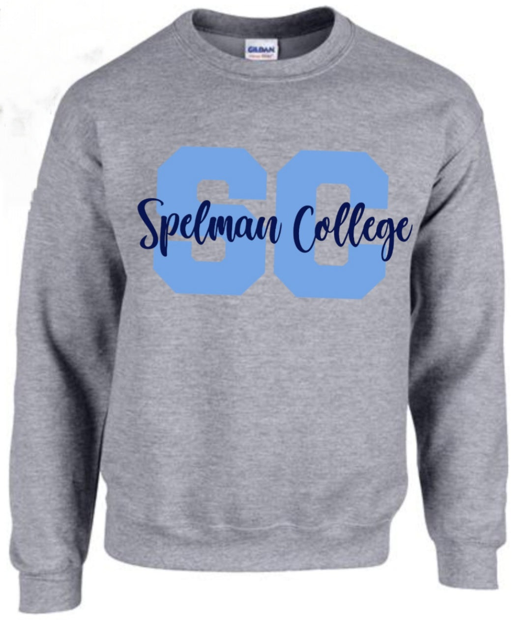 College Block SC Spelman College Crewneck Sweatshirt