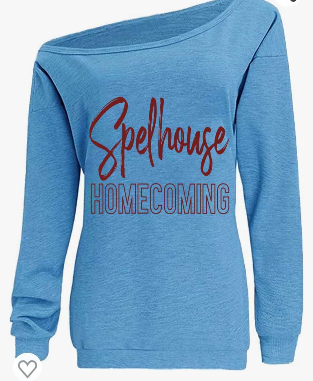 Spelhouse Off the Shoulder Sweatshirt