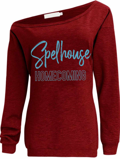 Spelhouse Off the Shoulder Sweatshirt