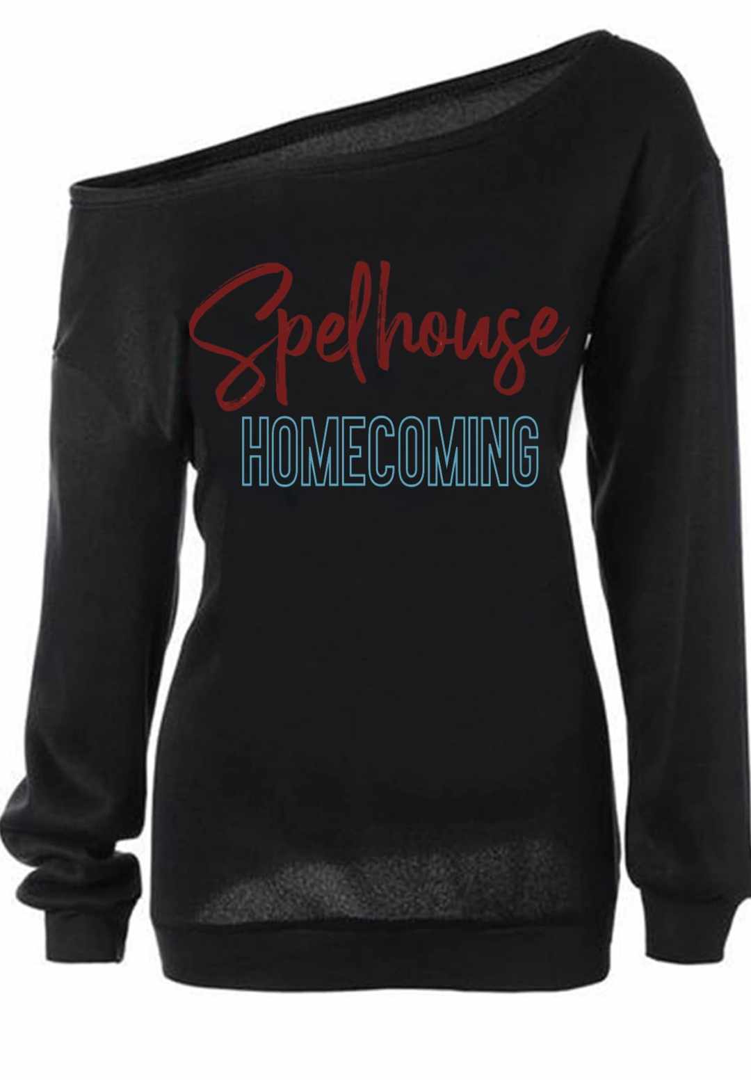 Spelhouse Off the Shoulder Sweatshirt