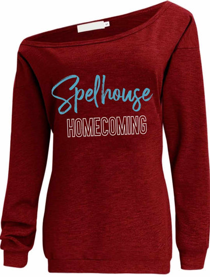 Spelhouse Off the Shoulder Sweatshirt