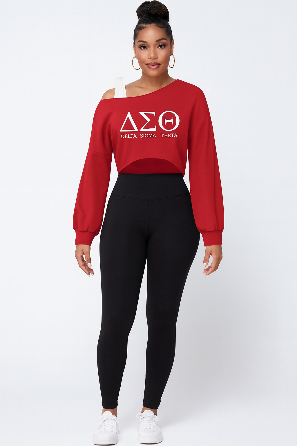 Delta Off the Shoulder Crop Top