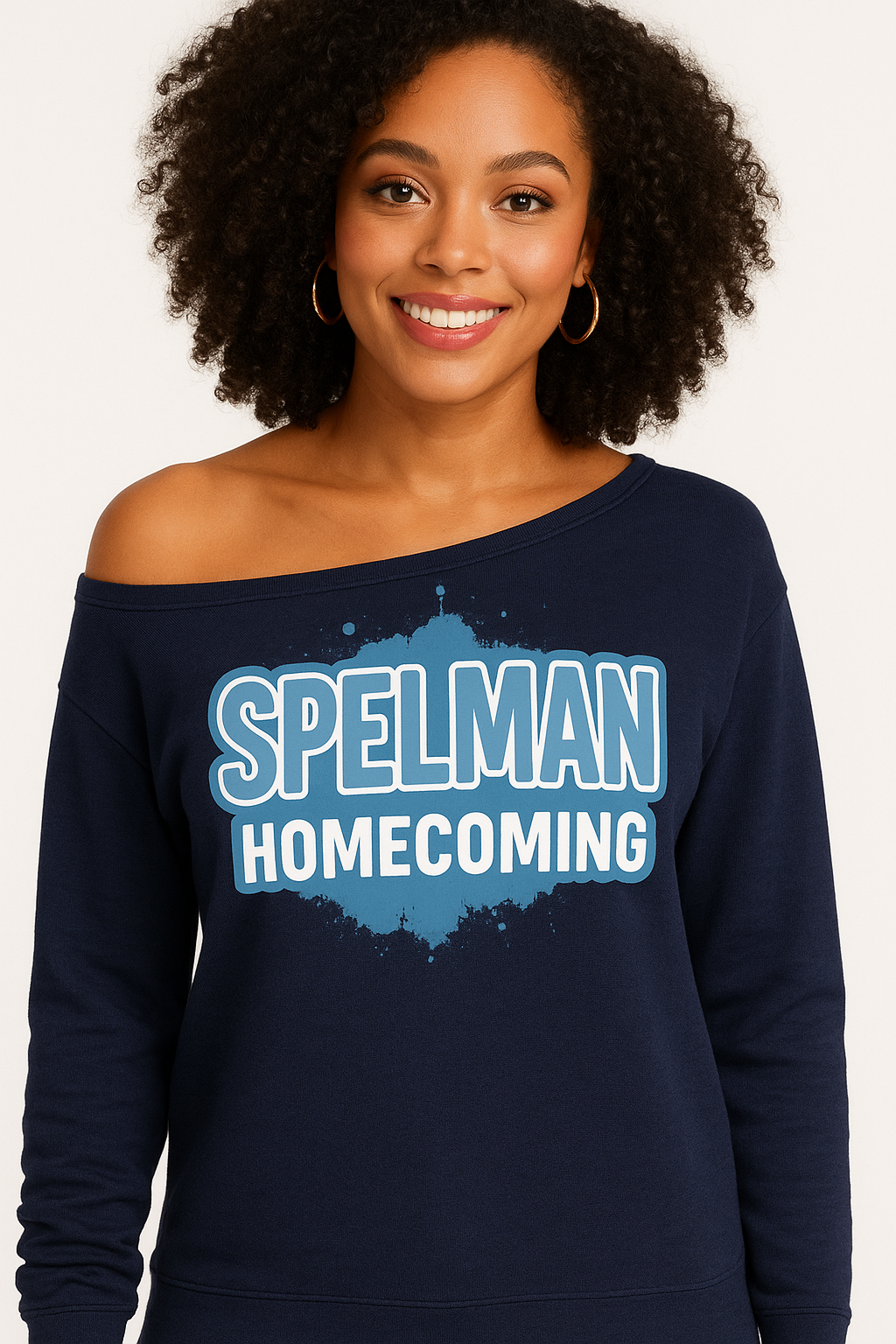 Graphiti Off the Shoulder Spelman Homecoming