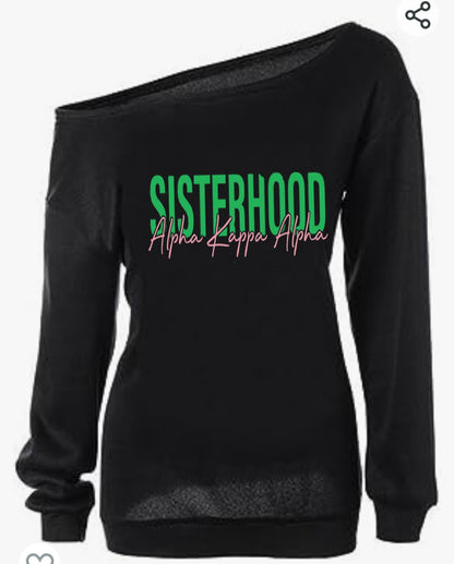 Sisterhood AKA off the shoulder shirt