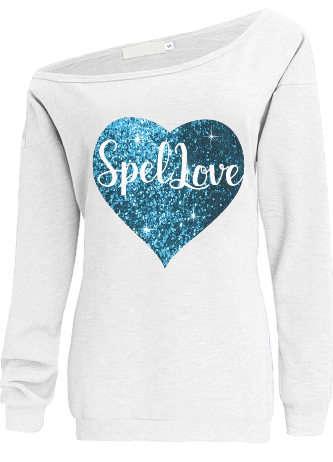 Spelman SpelLove off the shoulder shirt