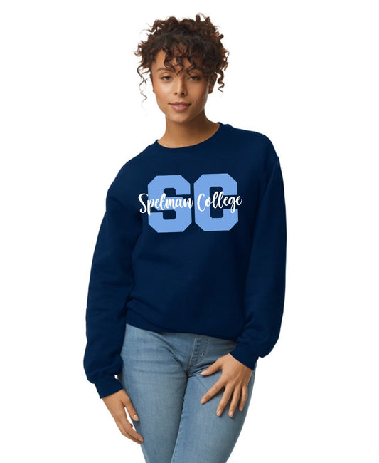 College Block SC Spelman College Crewneck Sweatshirt