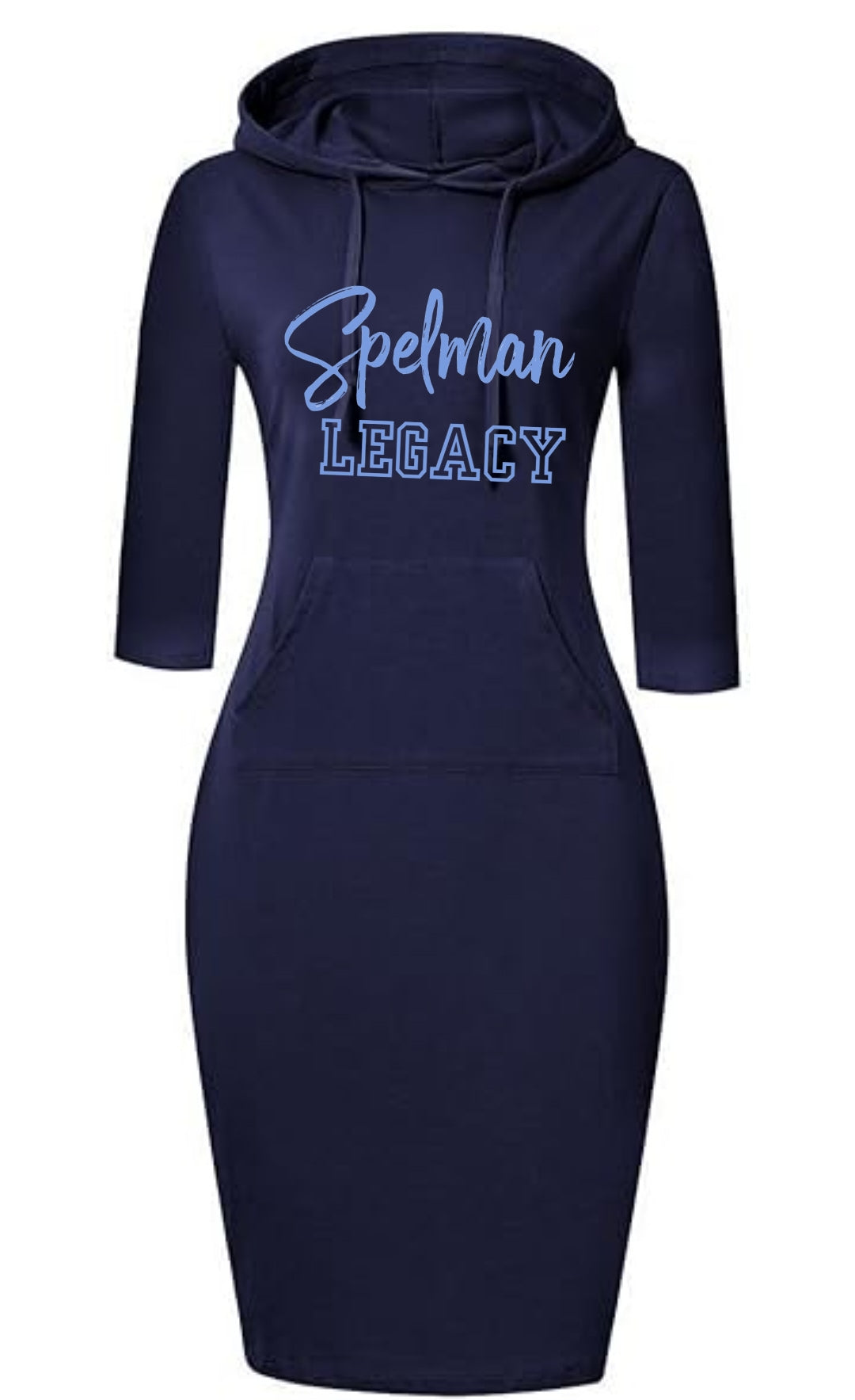 Navy Spelman Legacy Hoodie Dress