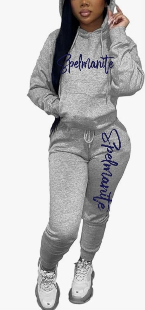 Gray Spelmanite Jogger