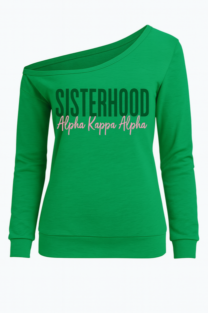 Sisterhood AKA off the shoulder shirt