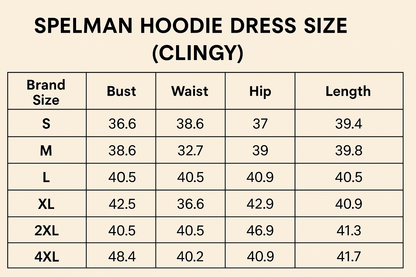 Spelman Vibes Vibrant Hoodie Dress