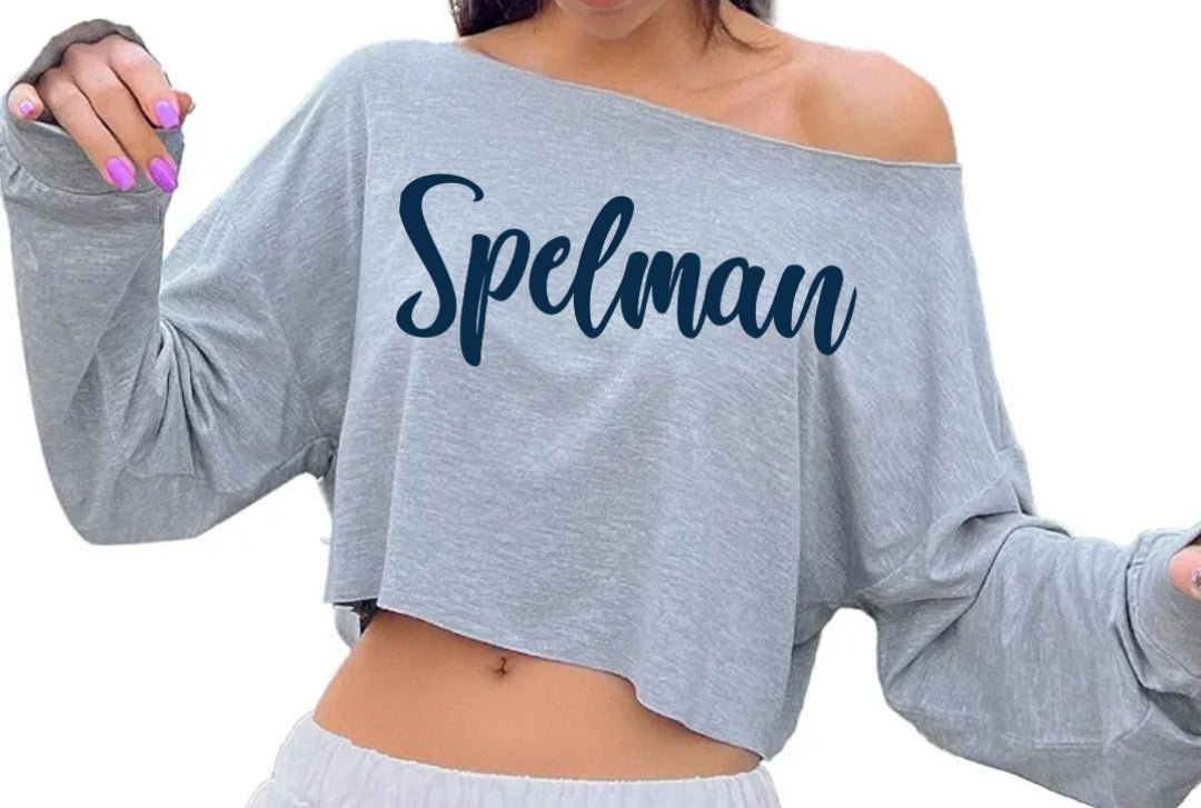 Spelman Crop Sweatshirt