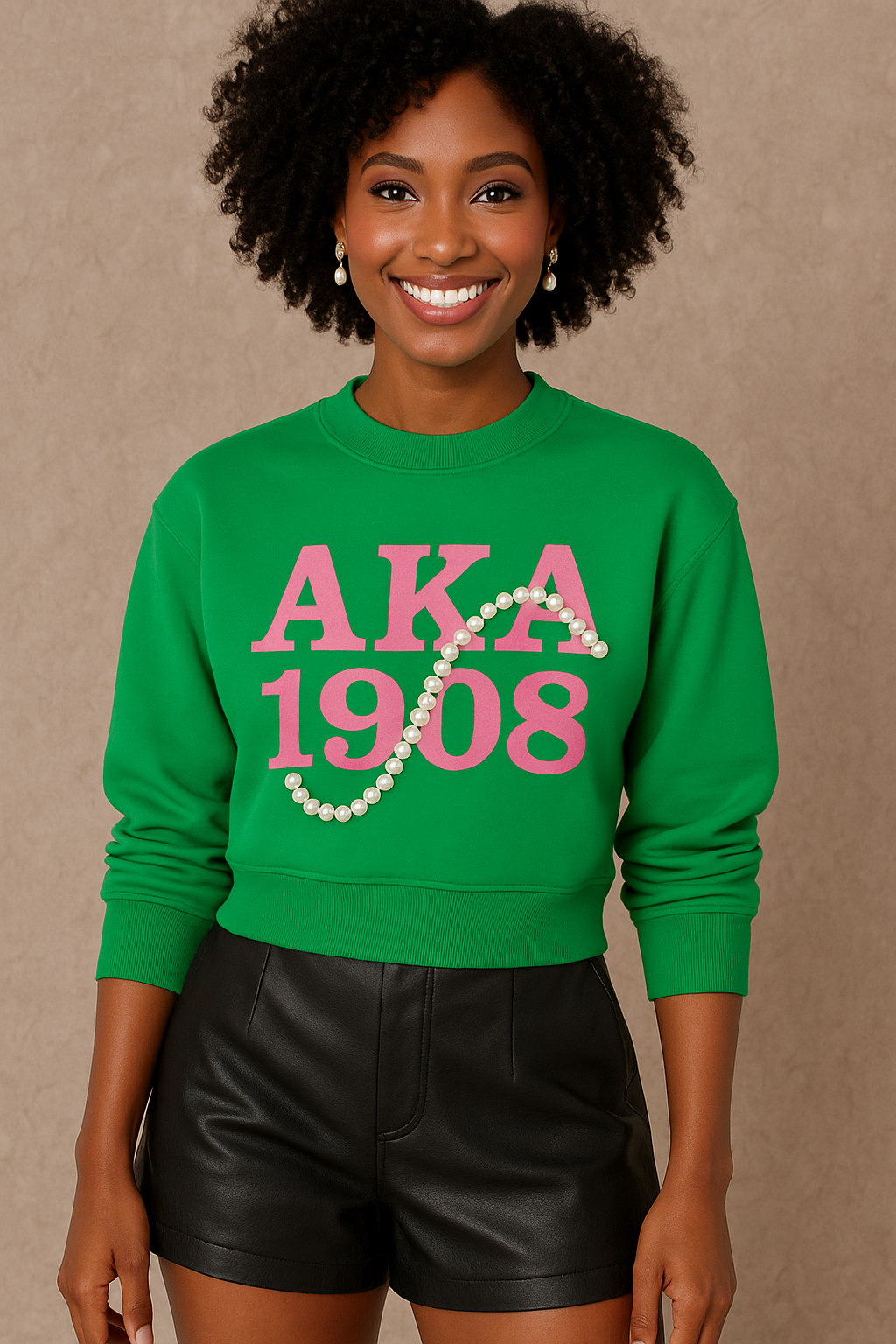 AKA Crop Sweatshirt