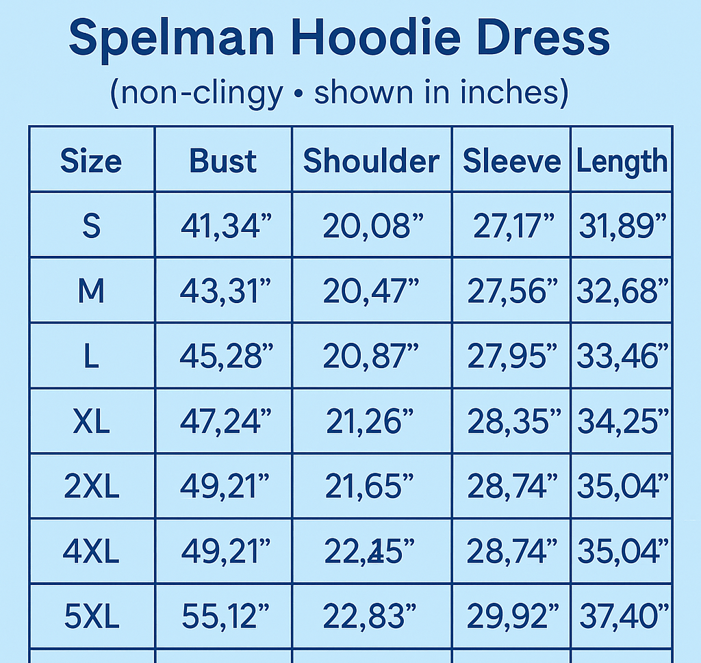 Spelman Made Hoodie Dress
